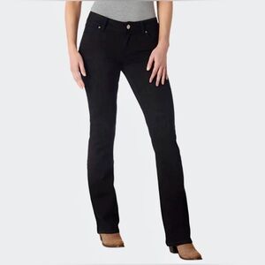 Wrangler Women's Mid Rise Essential Bootcut Jeans, NWT, Black, Size 9 (30x32)
